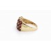 Granatring Gold 375 9 Karat rote Almandin Granate 9ct