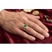Turmalin Ring Gold 585 14K grüner Edelstein 3.3ct