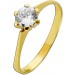 Solitärring Gold 585 14K Brillant 0.55ct Verlobungsring