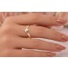 Brillantring Gold 750 Weissgold 18K Brillanten 0.06ct