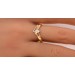 Brillantring Gold 750 Weissgold 18K Brillanten 0.03ct