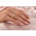 Solitärring Gold 585 14 Karat Brillant 0.05ct
