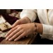 Granat Armband Gold 333 8K rote Edelsteine 10ct Antikschmuck