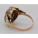Saphir Ring Rosegold 585 14K blauer Edelstein 2ct Diamanten 1.4ct