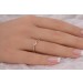 Spannring Gold 585 14 Karat Brillat 0.10ct