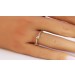 Spannring Gold 585 14 Karat Brillat 0.10ct