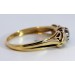 Brillantring Gold 585 14K Diamanten 0.14ct Antikschmuck