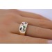 Edelsteinring Gold 585 14K Rubin blaue Saphire Smaragd Brillanten