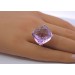 Amethystring Gold 375 9K lila Edelstein 35.0ct