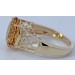 Citrinring Gold 375 9K honigelber Edelstein 4.30ct
