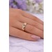 Saphirring Gold 585 14K blauer Edelstein Brillanten 0.10ct