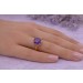 Amethystring Gold 585 14K lila Edelstein 3.8ct Antikschmuck