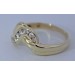 Goldring Gold 585 14 Karat Zirkonia Steine 0.25ct.