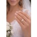 Brillantring Gold 585 14K Solitär Diamant 0.10ct Antikschmuck