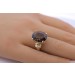 Rauchquarzring Gold 375 9K cognac brauner Edelstein 10.25ct