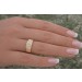 Diamantring Gelbgold 585 14 Karat Diamanten 0.09ct.