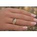 Diamantring Gold 585 14K schwarze champagner Brillanten 1ct Yin Yang