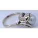 Perlenring Weißgold 585 14K Japanische Akoyaperle 8.5mm