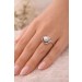 Perlenring Weißgold 585 14K Japanische Akoyaperle 8.5mm