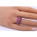 Rubinring Silber 925 rote Rubin Edelsteine 4.0ct 