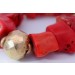 Korallkette sardische ochsenblutrote Korallen Antikschmuck