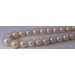 Perlenkette 42cm Akoyaperlen 6.9-3.2mm Silber 925