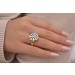 Brillantring Gold 585 Weißgold 14K Brillanten 0.70ct