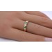 Smaragdring Gold 585 14K grüne Edelsteine 0.20ct Brillanten 0.12ct