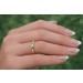 Smaragdring Gold 585 14K grüne Edelsteine 0.20ct Brillanten 0.12ct