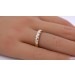 Memoire Ring Gold 585 14 Karat Brillanten 0.35ct 