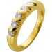 Memoire Ring Gold 585 14 Karat Brillanten 0.35ct 