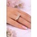 Brillantring Gold 585 Weißgold 14K Brillanten 0.85ct
