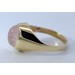 Rosenquarz Ring Gold 585 14K altrosa Edelstein 1.4ct Antikschmuck