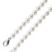 Perlenkette 92cm Akoyaperlen 7.5-7mm Silber 925