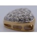 Brillant Herz Anhänger Gold 750 18K Diamanten 1.0ct