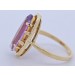 Amethyst Ring Gold 585 14K lila Edelsteine 3ct Antikschmuck