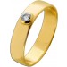 Solitärring Gold 585 14 Karat Brillant 0.25ct