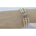 Perlenarmband Silber 925 Akoyaperlen Antikschmuck