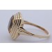 Citrinring Gold 333 8K honiggelber Edelstein Antikschmuck