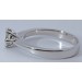 Verlobungsring Weißgold 585 14K Solitär Brillant 0.59ct 