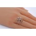 Harem Granat Ring Gold 585 14K Almandine Edelsteine 14.4ct Antikschmuck