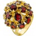 Harem Granat Ring Gold 585 14K Almandine Edelsteine 14.4ct Antikschmuck