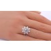 Diamantring Weißgold 585 14K Brillanten 1.1ct 