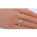 Memoire Ring Gold 585 14 Karat Brillanten 0.18ct