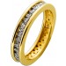 Memoire Ring Gold 585 14 Karat Brillanten 0.18ct