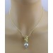 Perlen Anhänger Gold 750 18K Tahitiperle Brillanten 0.10ct
