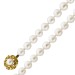 Perlenkette 80cm Gold 585 14K Akoyaperlen 7-6.5mm