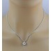 Brillant Anhänger Weißgold 750 18 Karat  Solitär Diamant 1.57ct