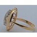 Diamantring Gold 750 18K Brillanten 0.56ct Lupenrein Antikschmuck