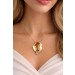 Citrin Anhänger Gold 585 14K honiggelber Citrin 16.3ct